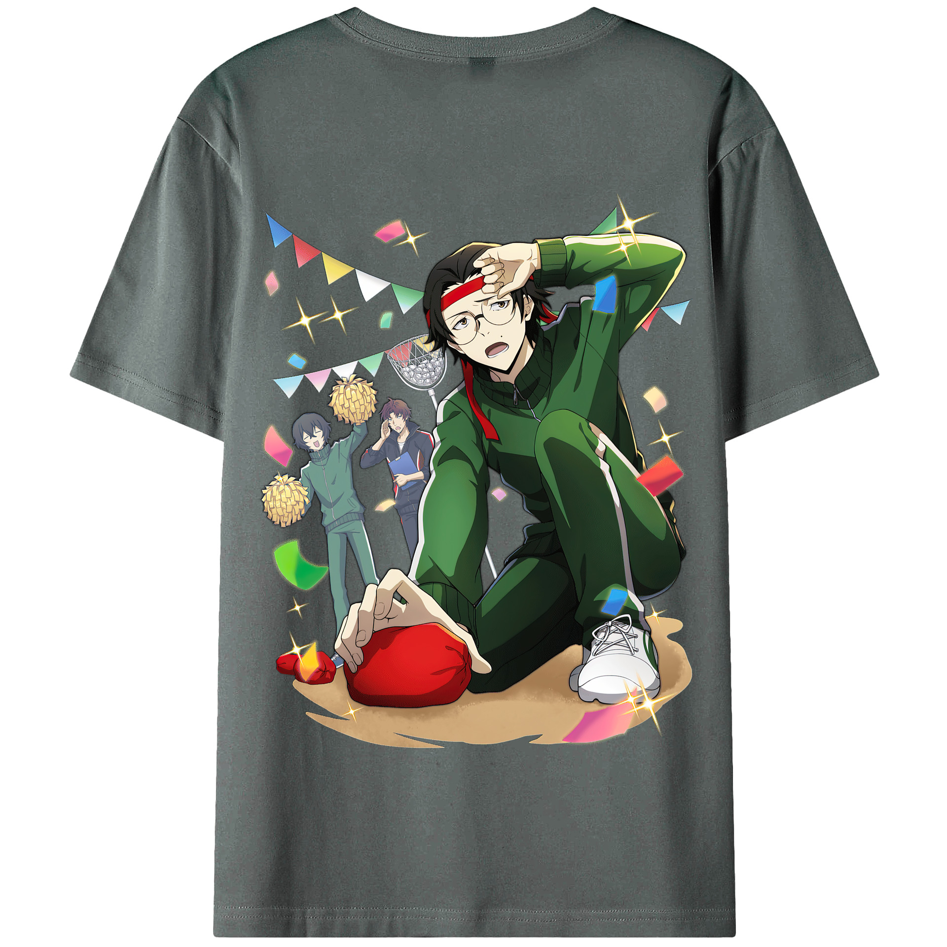 （画像用） 文豪ストレイドッグス Bungo Stray Dogs 綿100％半袖Tシャツ（背面プリント）
